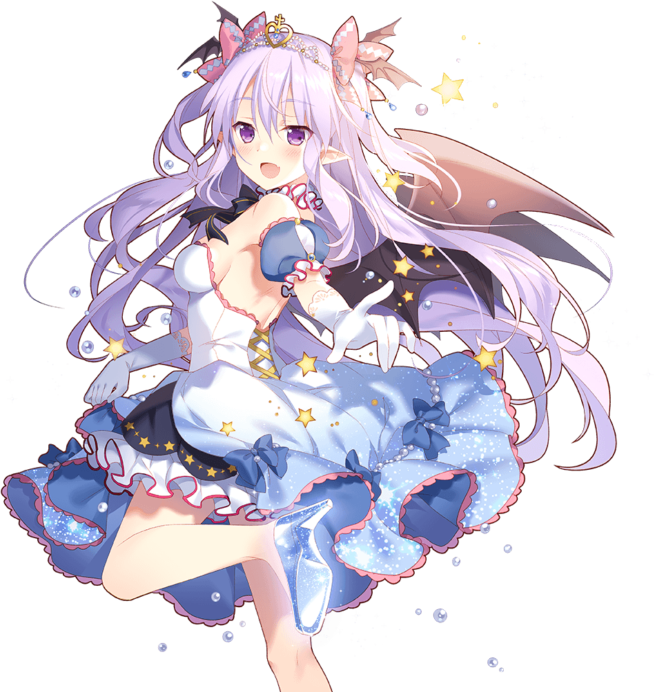 Miss Barbara In A Beautiful Starry Dress [uchi No Hime-sama - Anime (1024x1024), Png Download