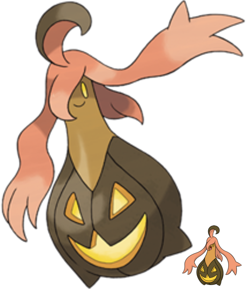 The Great Pumpkin - Pumpkaboo Pokemon (950x950), Png Download