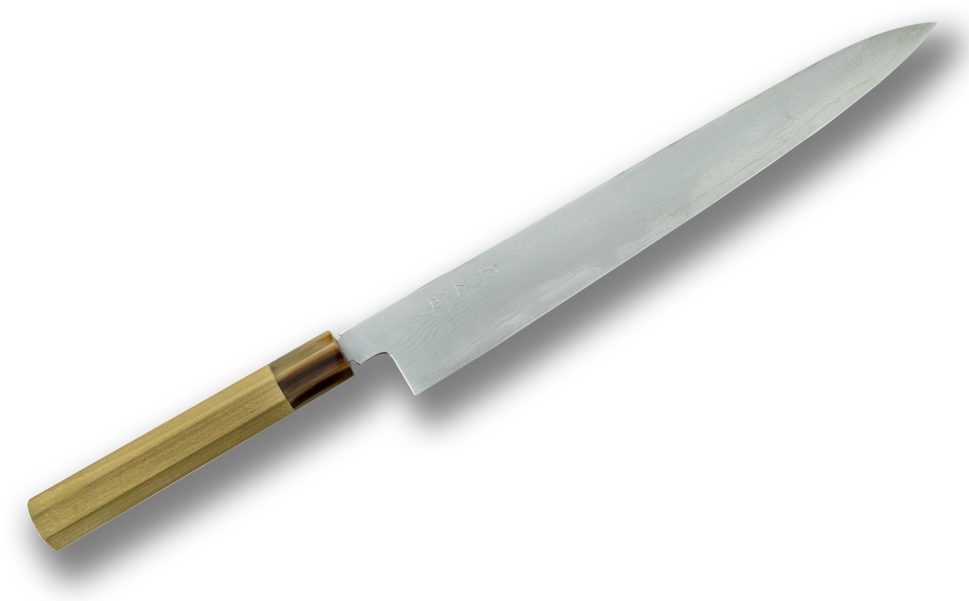 Konosuke Shiraki Custom Vg10 Damascus Wa-sujihiki 300mm - Bowie Knife (1895x1197), Png Download