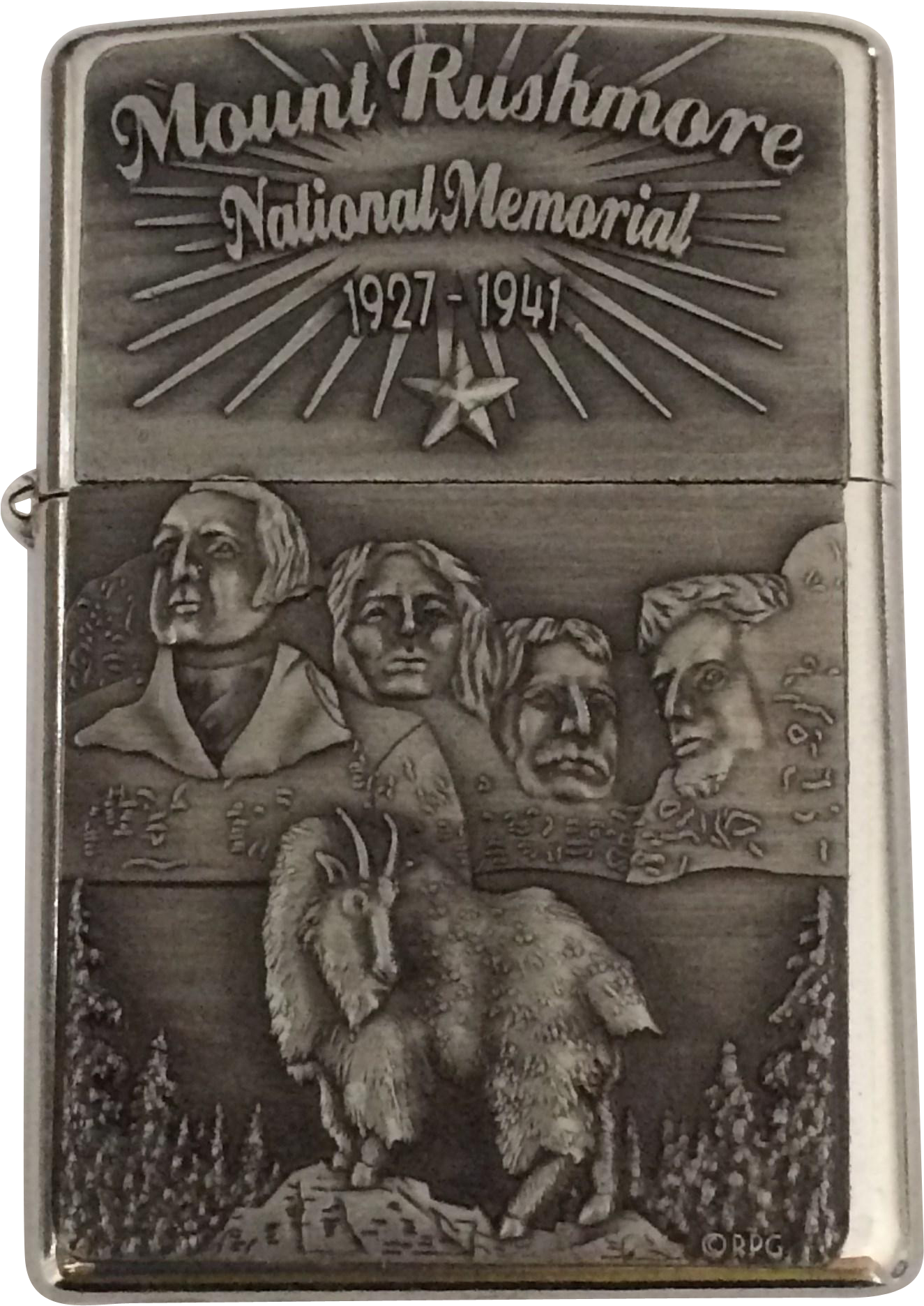 Vintage Mount Rushmore Souvenir Lighter - Norwegian Elkhound (1871x1871), Png Download