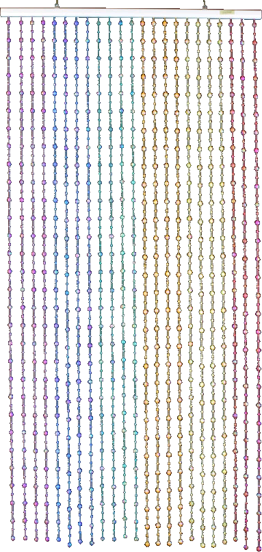 Photo Beadedcurtains2 - Motif (383x806), Png Download