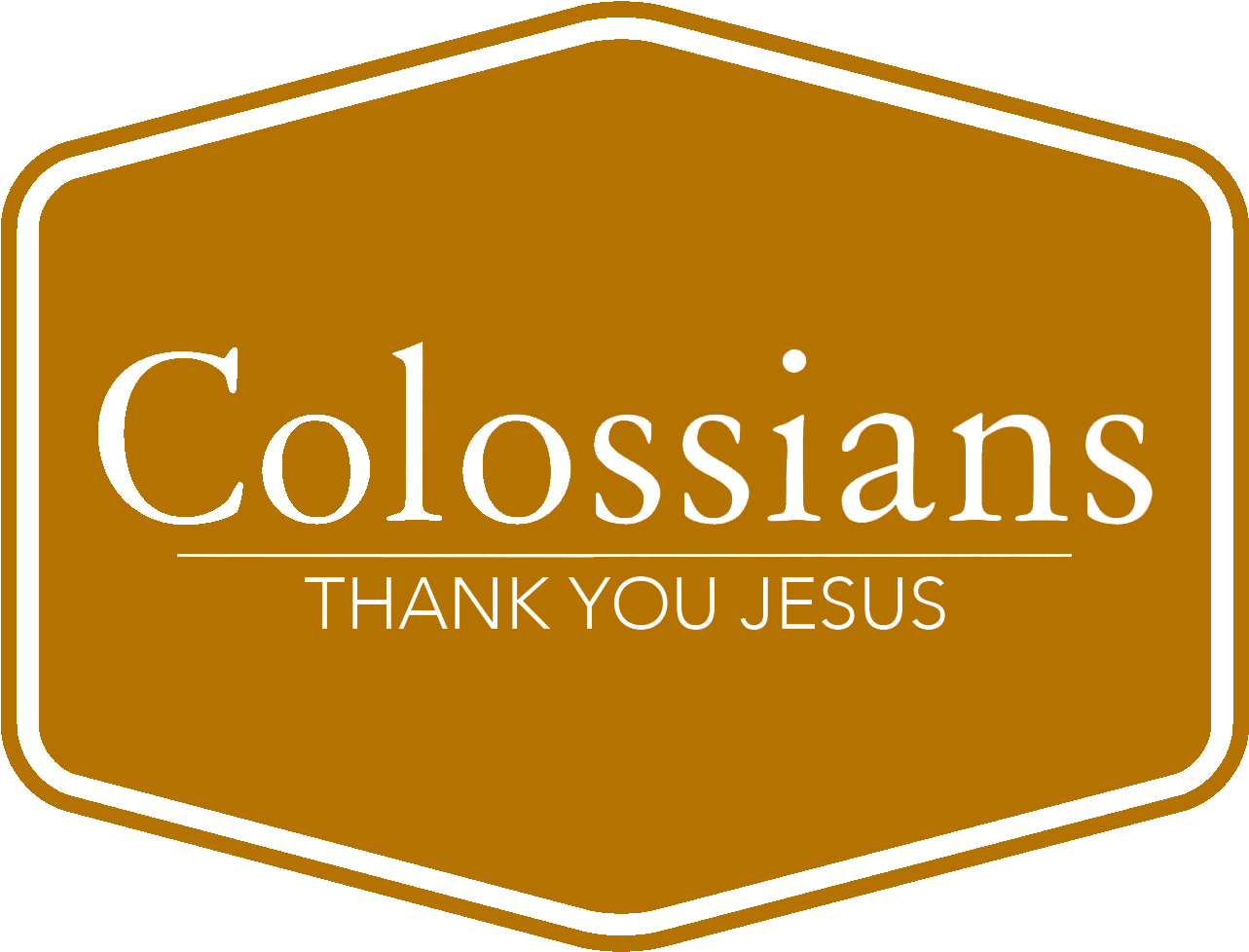 Colossians-icon - Gold (1850x1529), Png Download