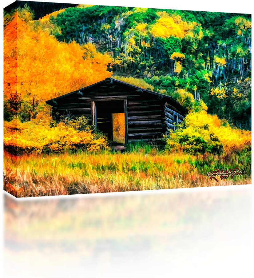 Aspen Fire - Painting (1024x1024), Png Download