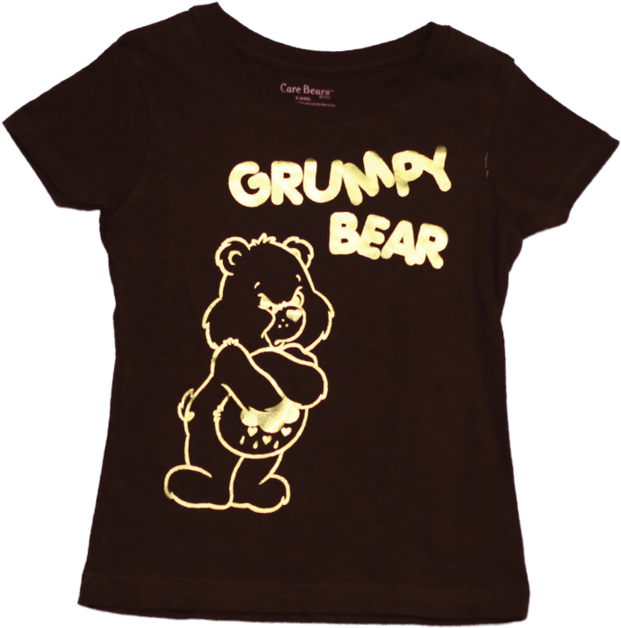 Care Bears Grumpy Bear Youth T-shirt - Active Shirt (800x800), Png Download