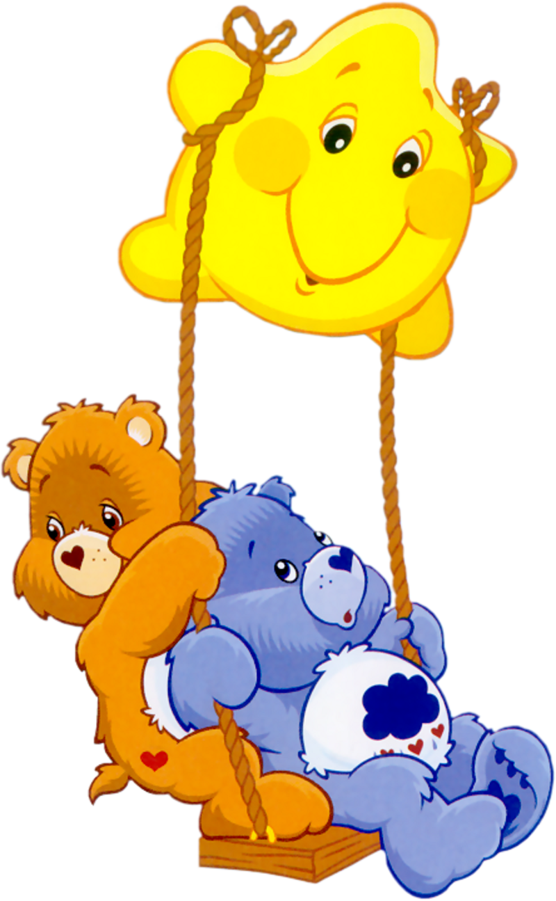 Animated Care Bears (800x1295), Png Download