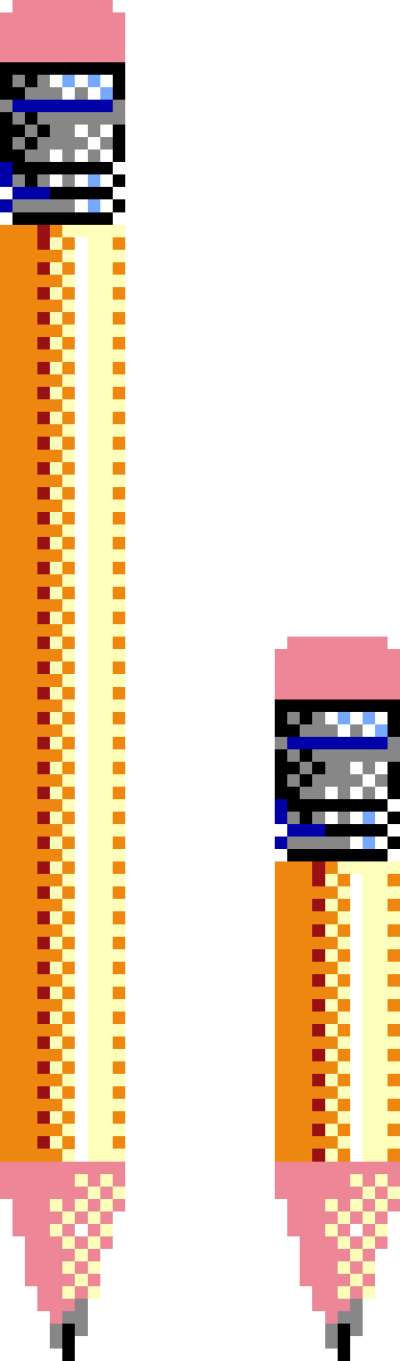 Beagle Bros Pencils - Graphic Design (400x1361), Png Download