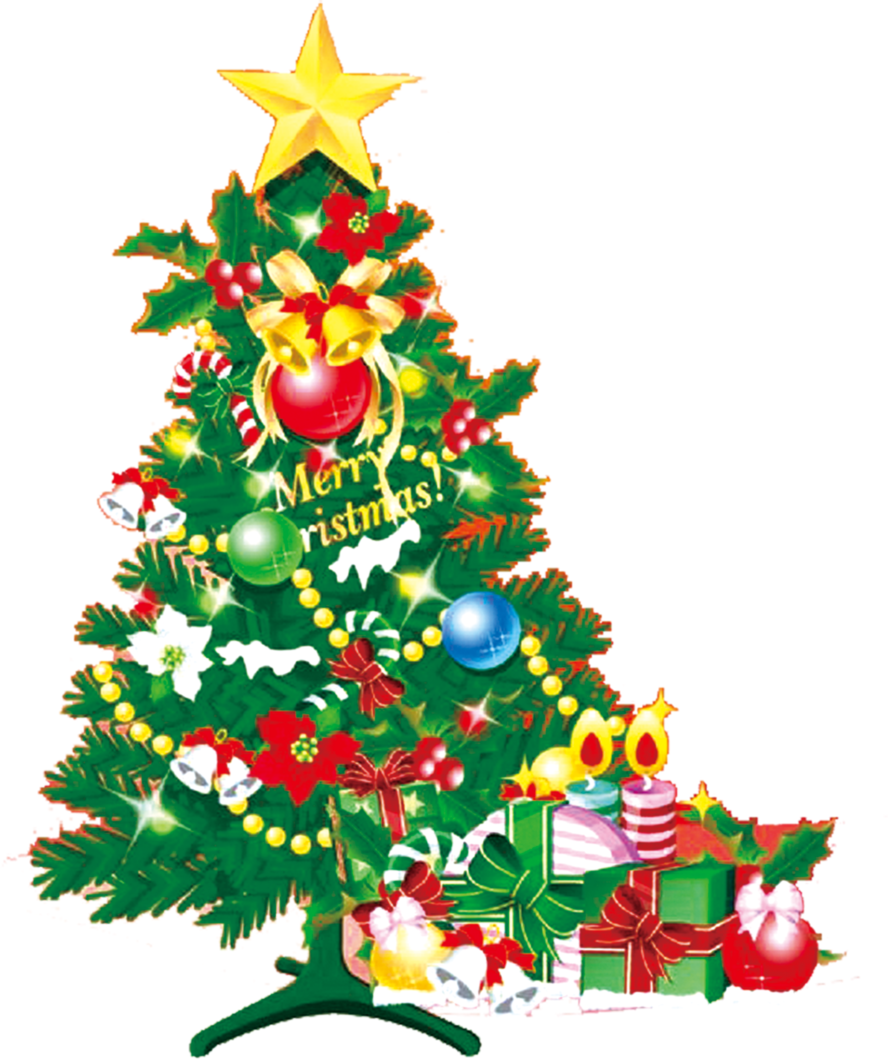 Microsoft Powerpoint Tree Template - Christmas Tree Gif Png (3395x4167), Png Download