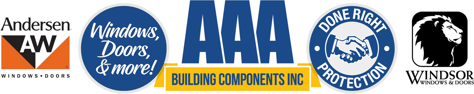 Aaa Building Components - Windsor Windows (1700x500), Png Download