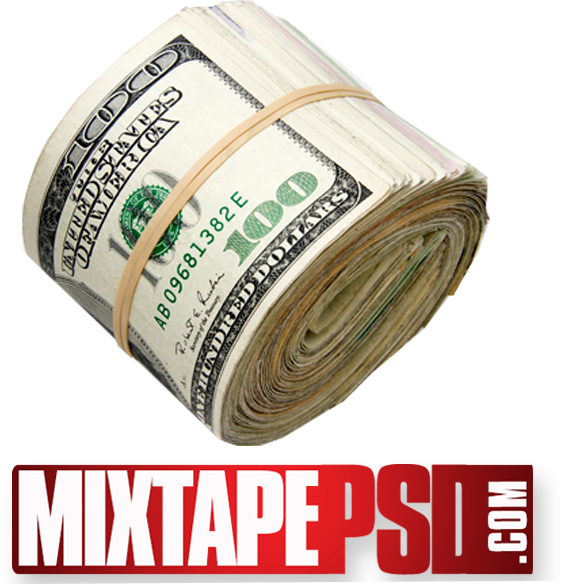 561 X 585 4 - Roll Of Money Png (561x585), Png Download