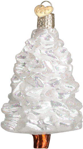 Old World Christmas Winter Wonderland Tree Glass Ornament - Christmas Ornament (600x600), Png Download