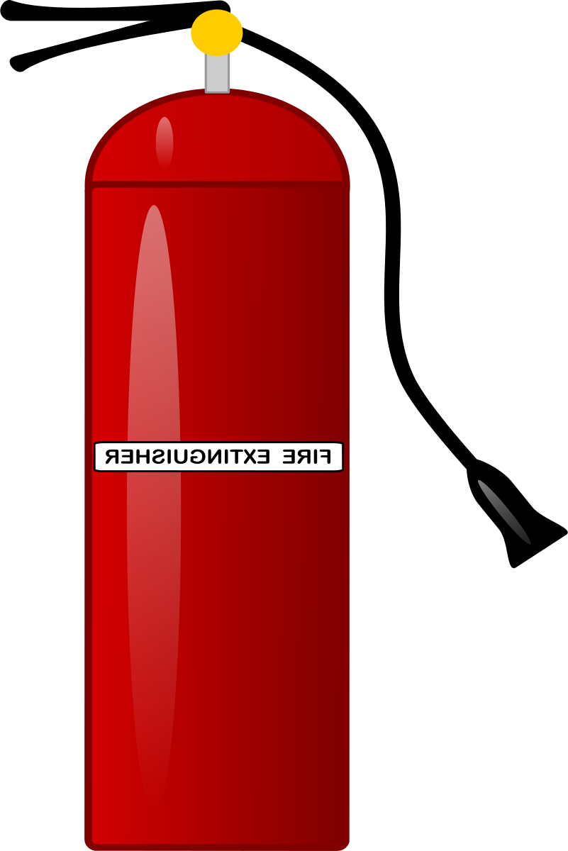 Png Stock Alarm Cliparthot Of And - Fire Extinguisher Symbol Png (801x1200), Png Download