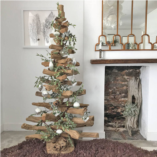 Driftwood Christmas Tree Not On The High Street - Decorated Driftwood Christmas Trees (775x500), Png Download