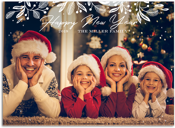 New Year Foliage From $2 - Familiares Navideñas Originales (630x630), Png Download