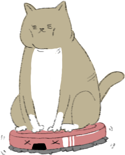 Lazy Fat Cat Messages Sticker-10 - Squitten (618x618), Png Download