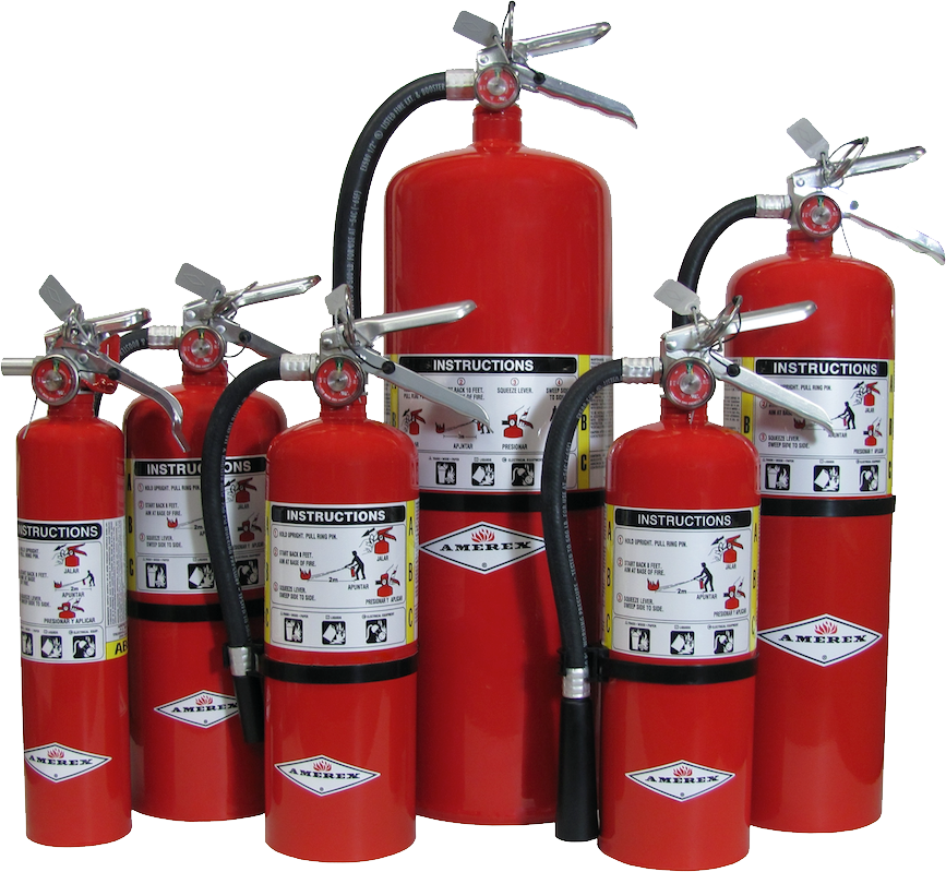 Extinguisher Png Image - Fire Extinguisher Amerex Abc (867x799), Png Download