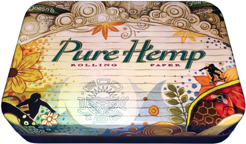 Pure Hemp Limited Edition Art Tin - Paper (690x690), Png Download