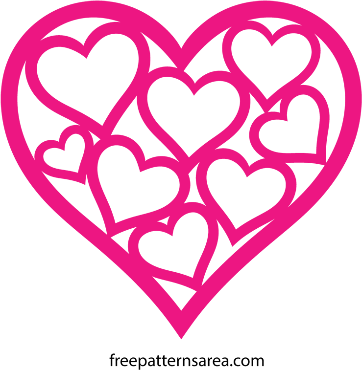 Heart Shaped Clipart Fancy - Free Valentine Svg Files For Cricut (800x800), Png Download