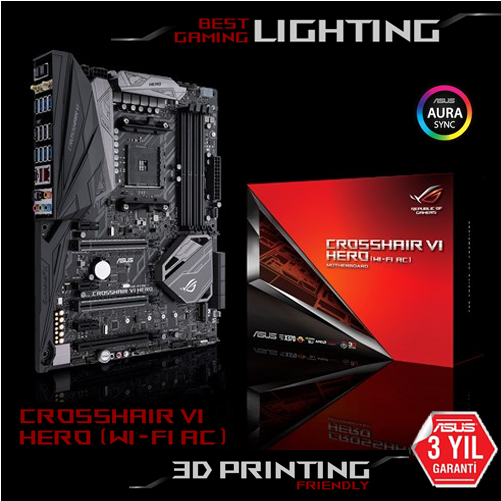 Img - Crosshair Vii Hero Wifi (1000x1000), Png Download