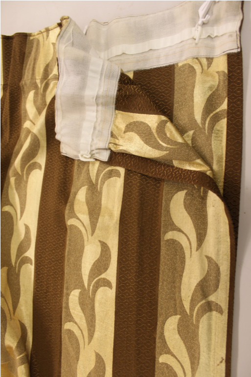 Brown Striped Pattern Curtain X1 Single -various Sizes - Pattern (768x768), Png Download