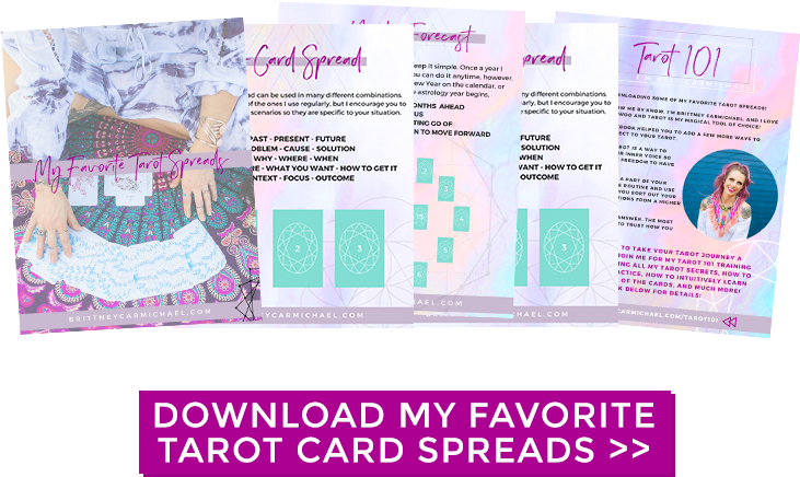 3 Simple Tarot Card Spreads - Ask Your Guides Sonia Choquette Card Love Spread (843x493), Png Download