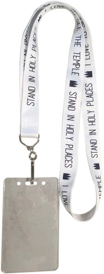Stand In Holy Places Lanyard - Silver (1000x1000), Png Download