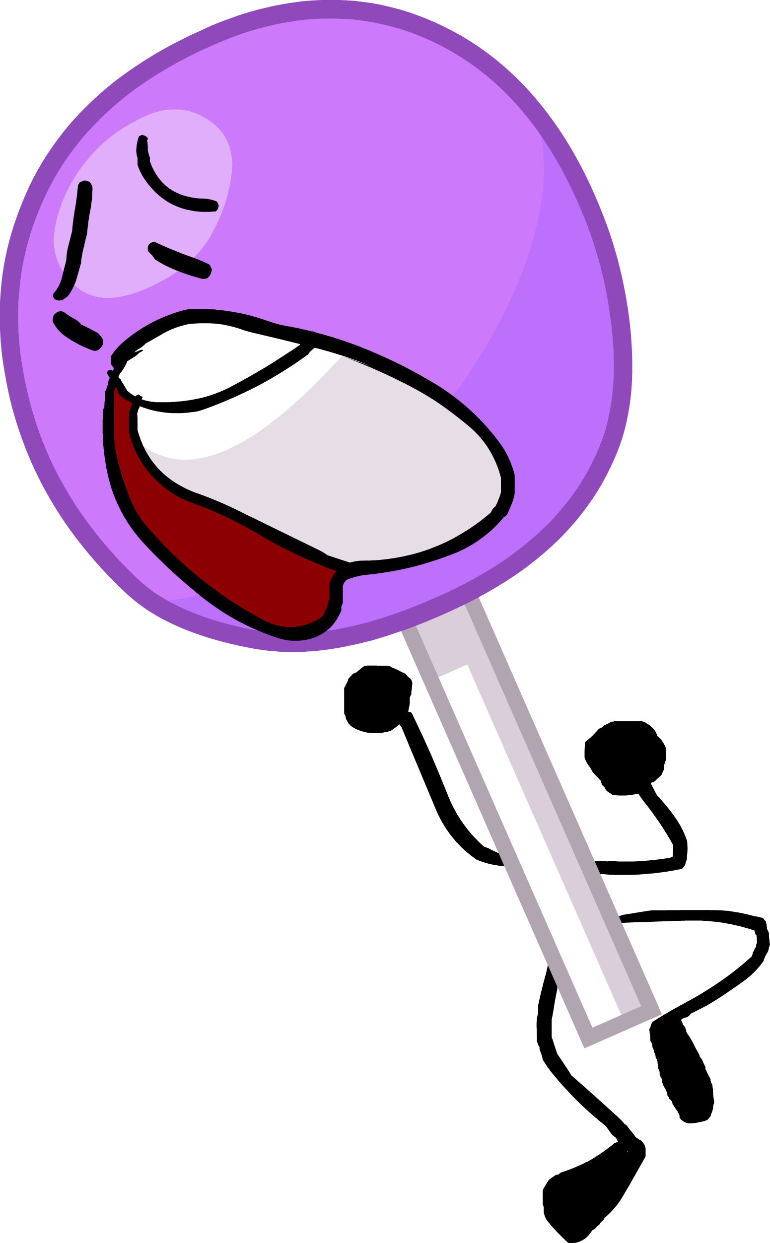 Lollipop Wiki Pose - Battle For Bfdi Lollipop (1551x2504), Png Download
