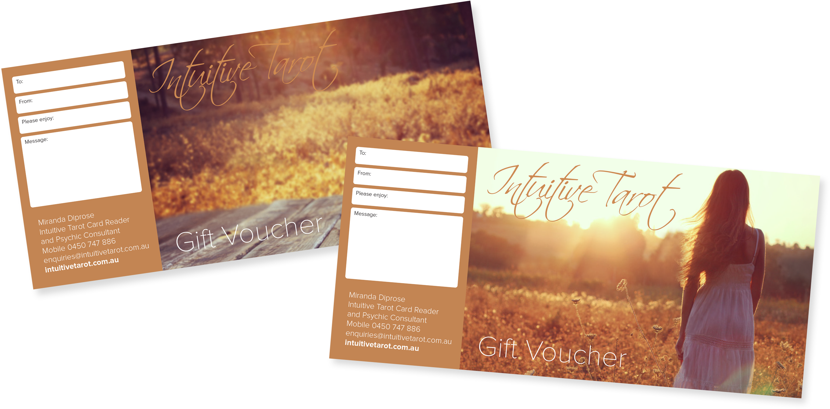 Order A Gift Voucher Noworder Now - Tarot Reading Voucher (2836x1424), Png Download