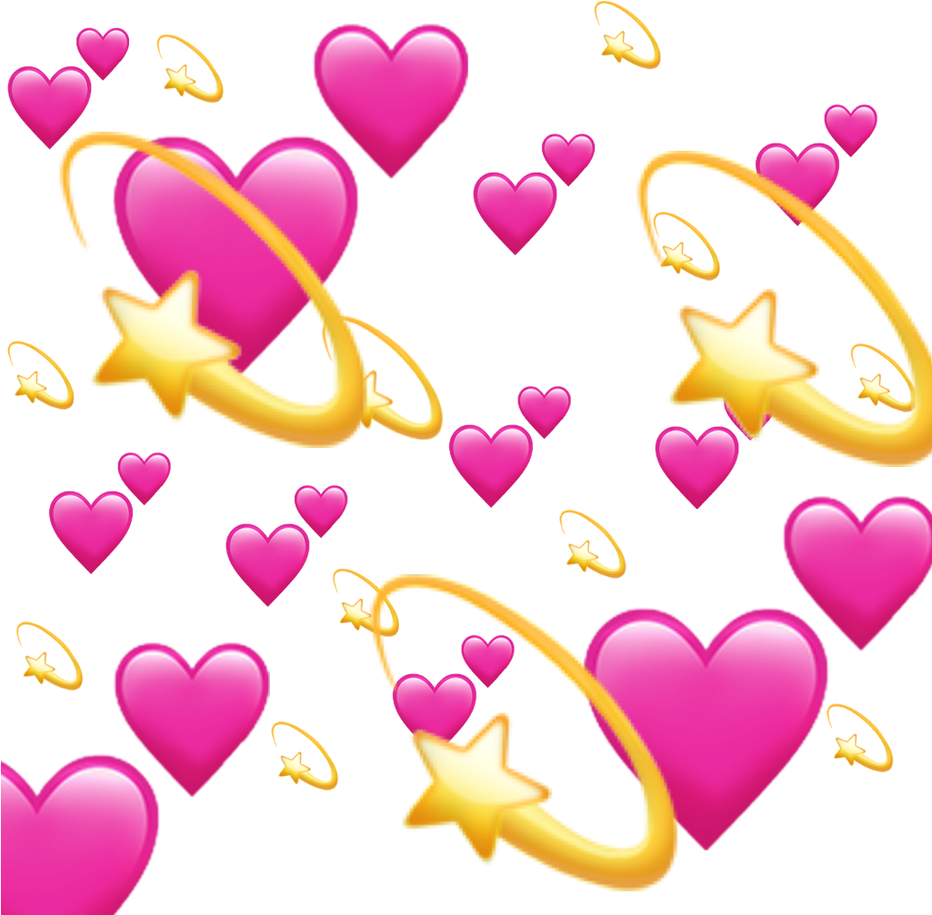 Heart Pattern Background Heartbackground Starry Stars - Heart (1024x1024), Png Download