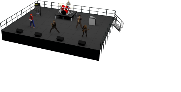 Entertainment Stage - Shadow (838x457), Png Download