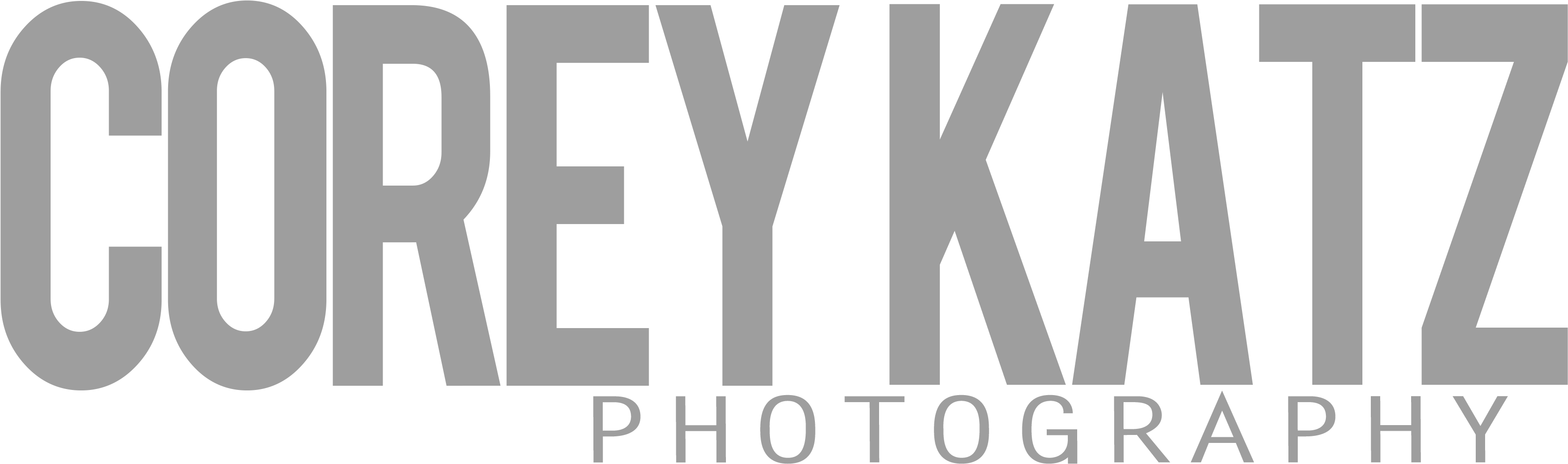 Corey Katz Photography - Sign (3470x1016), Png Download