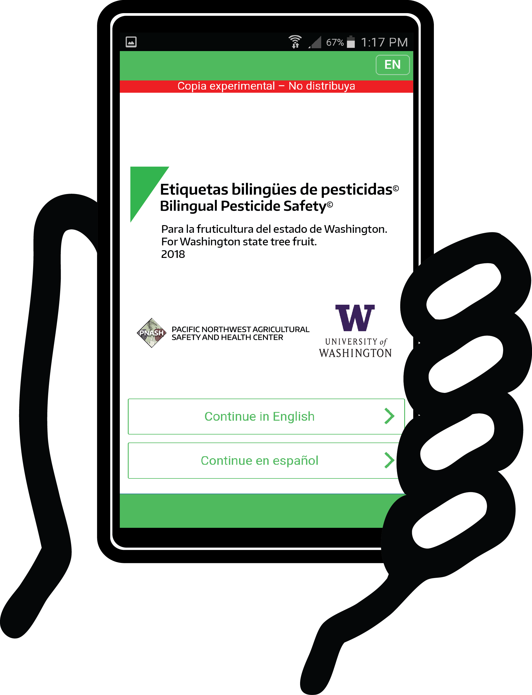 Etiquetas Bilingües De Pesticidas / Bilingual Pesticide - University Of Washington (1865x2436), Png Download