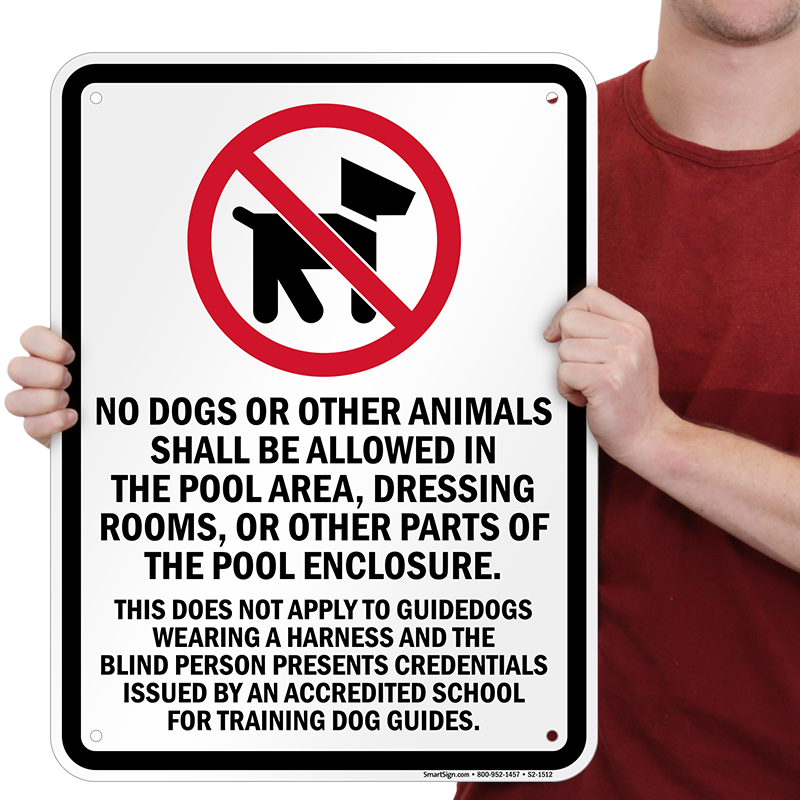 Alabama No Dogs Allowed In Pool Area Sign - Traffic Sign (800x800), Png Download