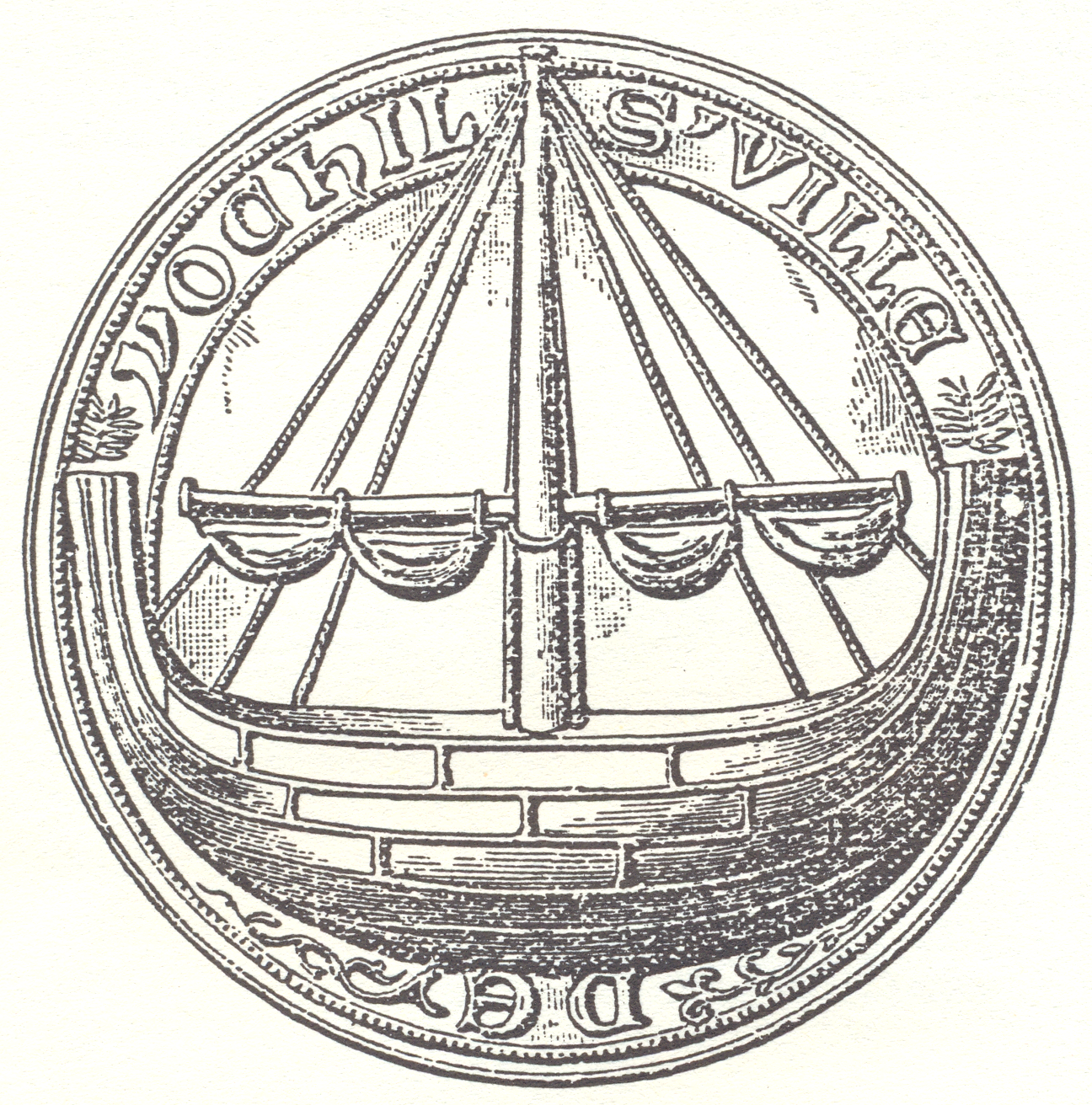 Municipal Seal Of Youghal 1527 - Mast (1296x1312), Png Download