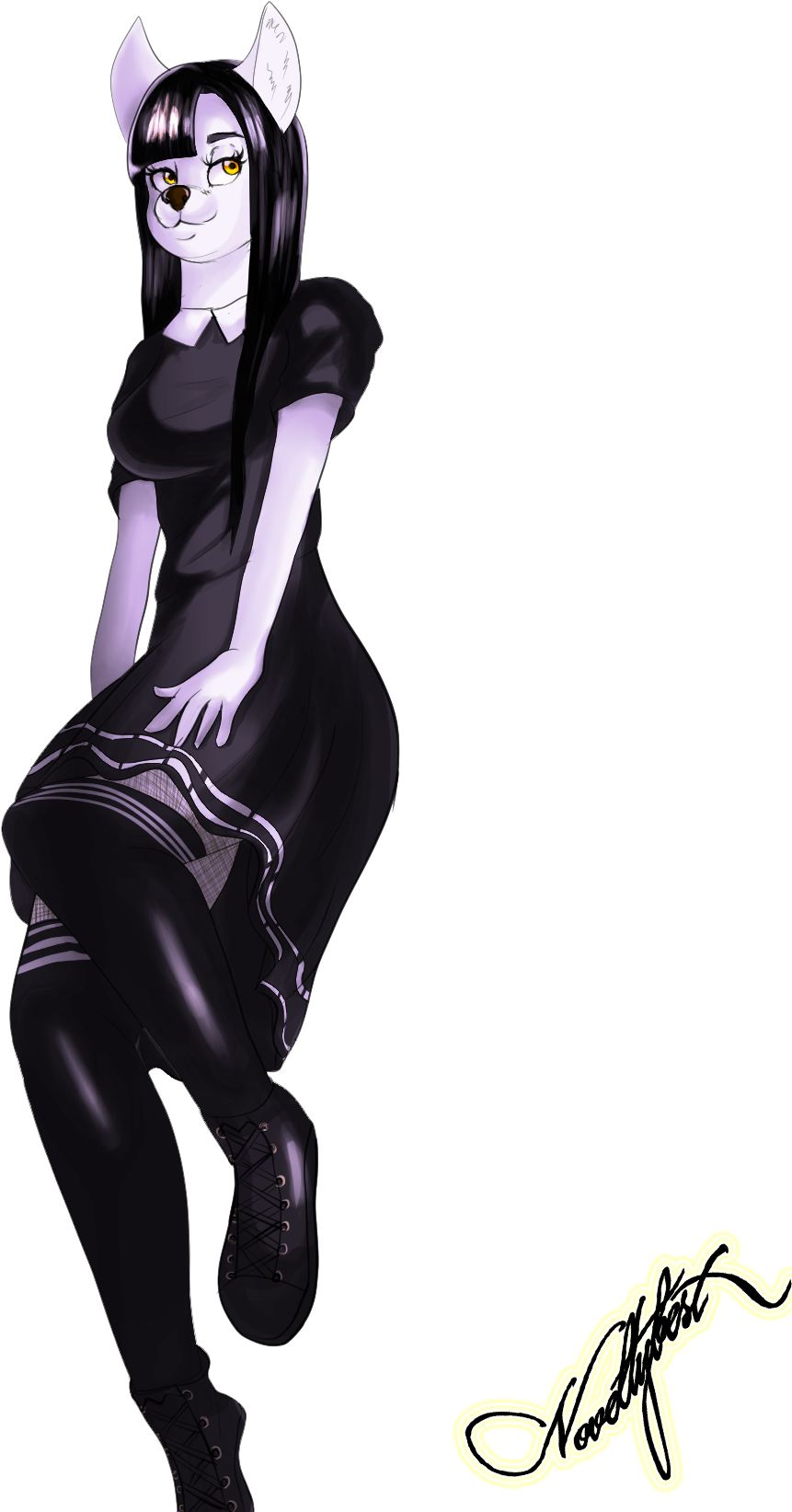 That Black Dress - Illustration (1200x1800), Png Download