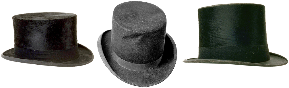 Cylinder Hat Headdress Gentleman Tradition Fashion - Цилиндр Шляпа Png (1027x340), Png Download