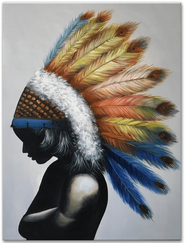 Colourful Feathered Headdress - Macaw (800x800), Png Download