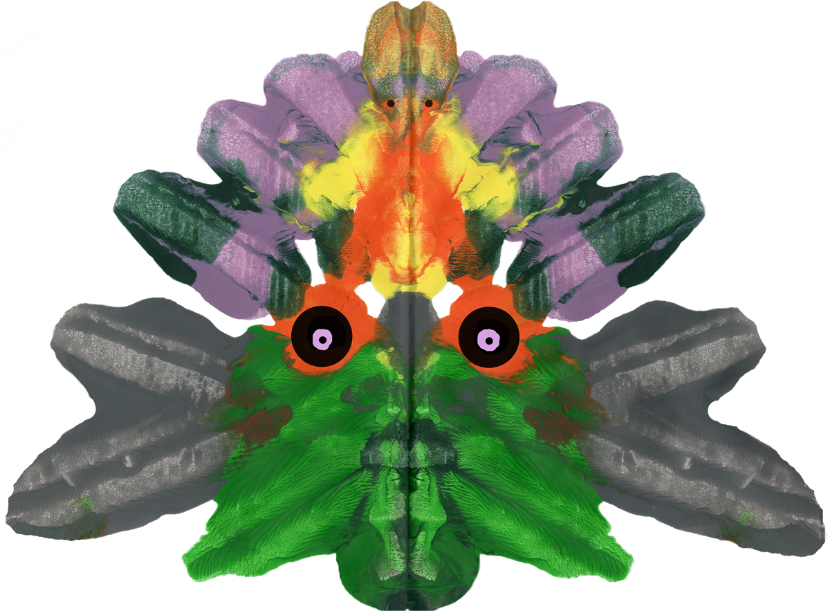Alien Headdress Blot - Animal Figure (1200x894), Png Download