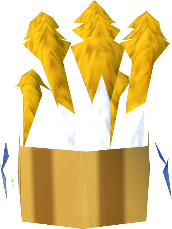 Feather Headdress Detail - Origami (595x792), Png Download