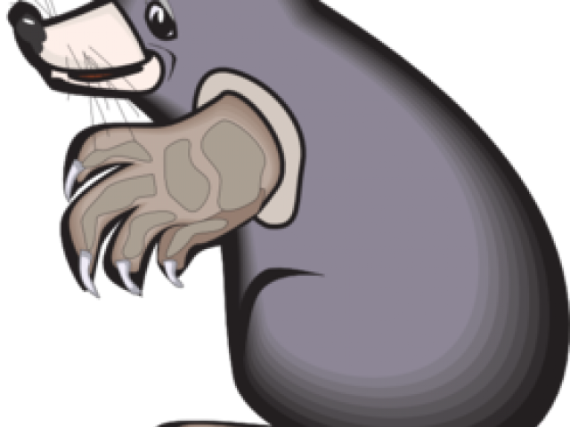Mole Clipart Mole Animal - Mole Clip Art Png (640x480), Png Download