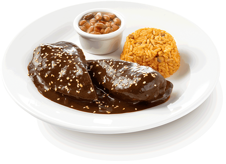 Pechuga Con Mole Poblano - Brown Sauce (750x750), Png Download