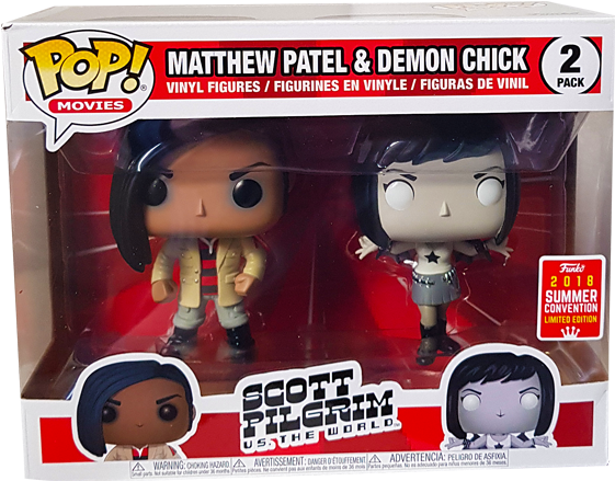 Matthew Patel & Demon Chick Sdcc 2018 Exclusive Pop - Matthew Patel Funko (600x600), Png Download