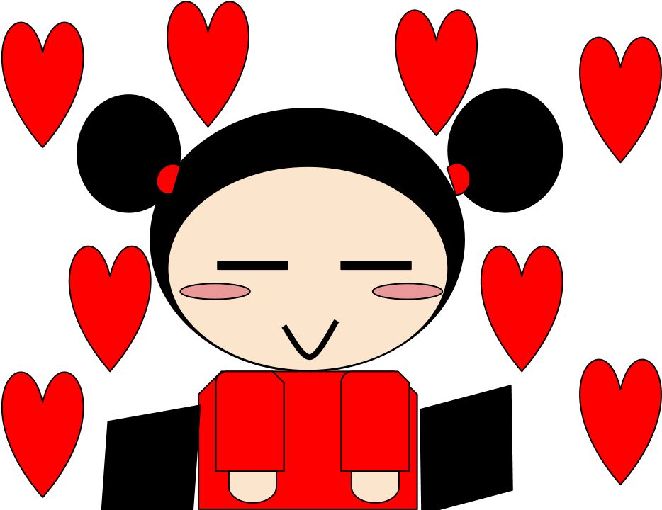Puerquito Por Raúl Sánchez Pucca Por Lourdes Bandala - Puca Hecha En Corel Draw (960x720), Png Download