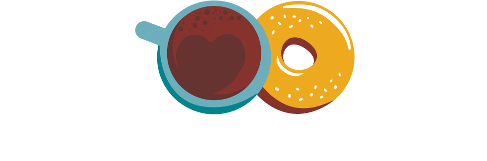1201 X 349 6 - Coffee And Bagel Brands Logo (1201x349), Png Download