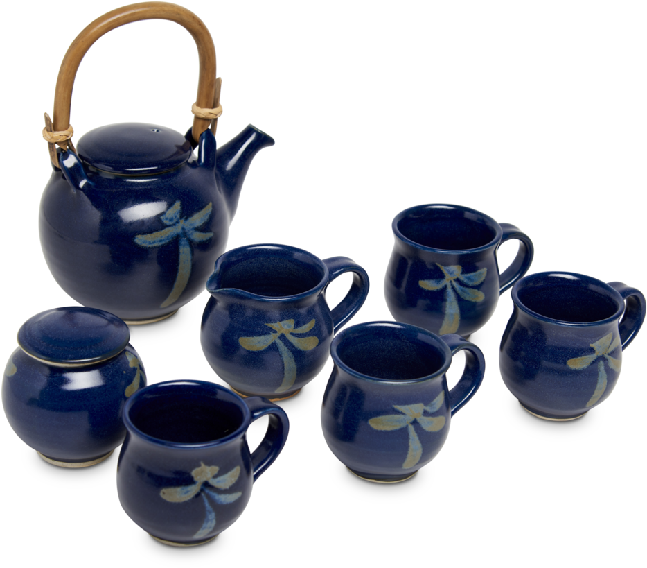 Sapphire Studio Tea Set - Teapot (1024x1024), Png Download