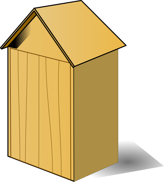 Small - Outhouse Clipart (534x595), Png Download