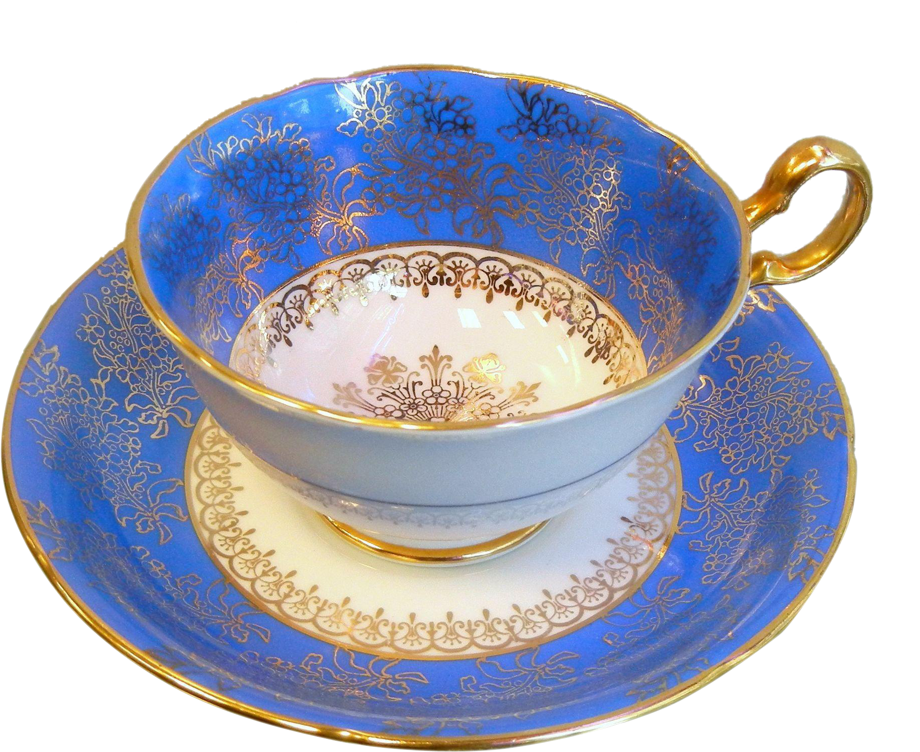 Vintage Royal Grafton England Bone China Teacup & Saucer - Bowl (1829x1829), Png Download