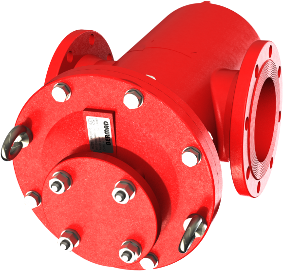 Fire Line Basket Strainer With Flushing Drain Fp 60f - Circle (600x570), Png Download