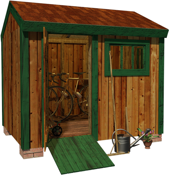 Garden Tool Shed Plans Mary - Tool Shed House (800x800), Png Download