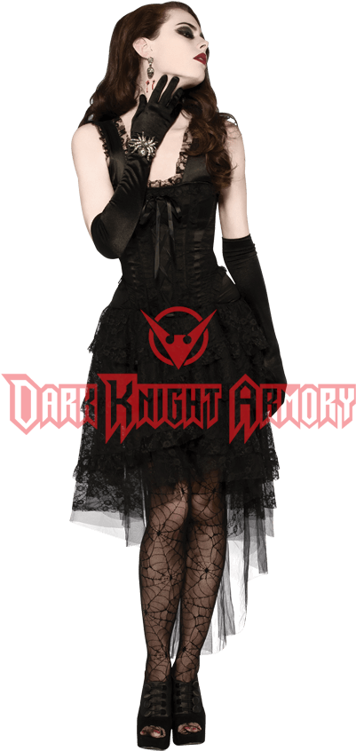 Midnight Lace Dress - Dress (850x850), Png Download