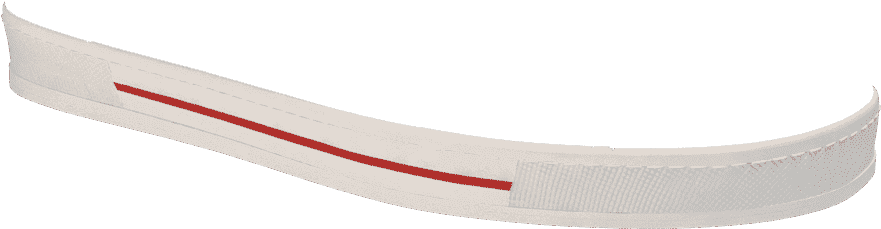E06 White/red - Strap (1024x768), Png Download